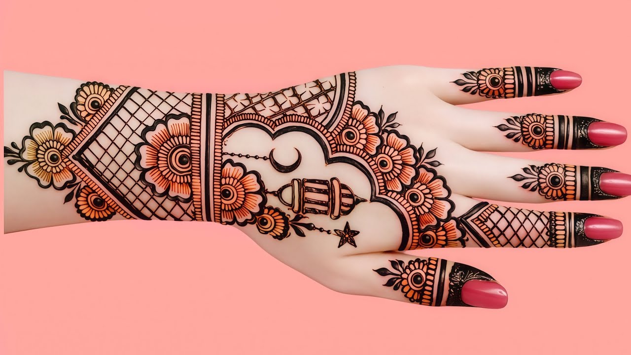Beautiful Simple Mehndi Design for Front Hand | Easy Arabic Mehndi