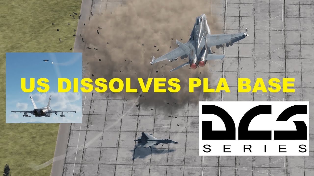 US Navy Dissolves Chinese Base After PLA Attack India, South China Sea. DCS World Simulation.
