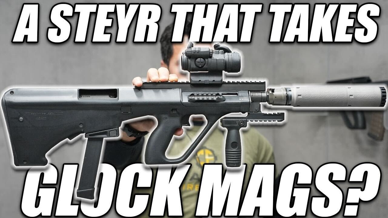 Steyr создал AUG, к которому подходят магазины Glock и AUG калибра 7,62x39!