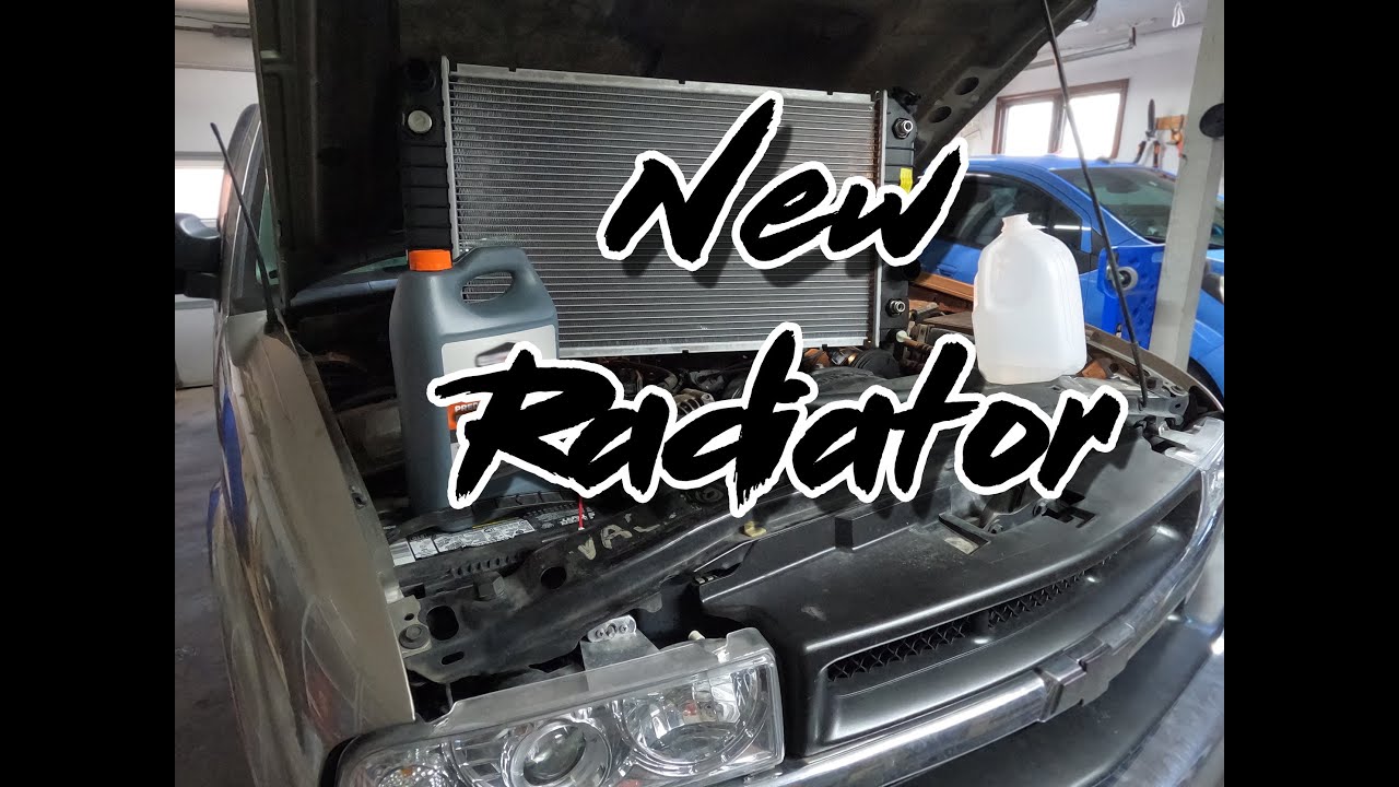 2002 Chevy S10 Radiator Replacement #asmr #chevrolet #chevy