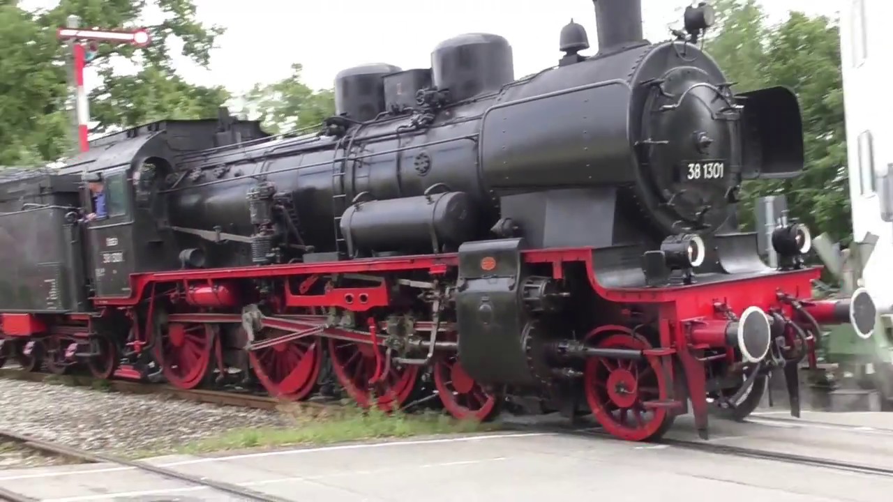 Dampfzug Ammerseebahn 2017 Bahnpark Augsburg - Utting 38 1301