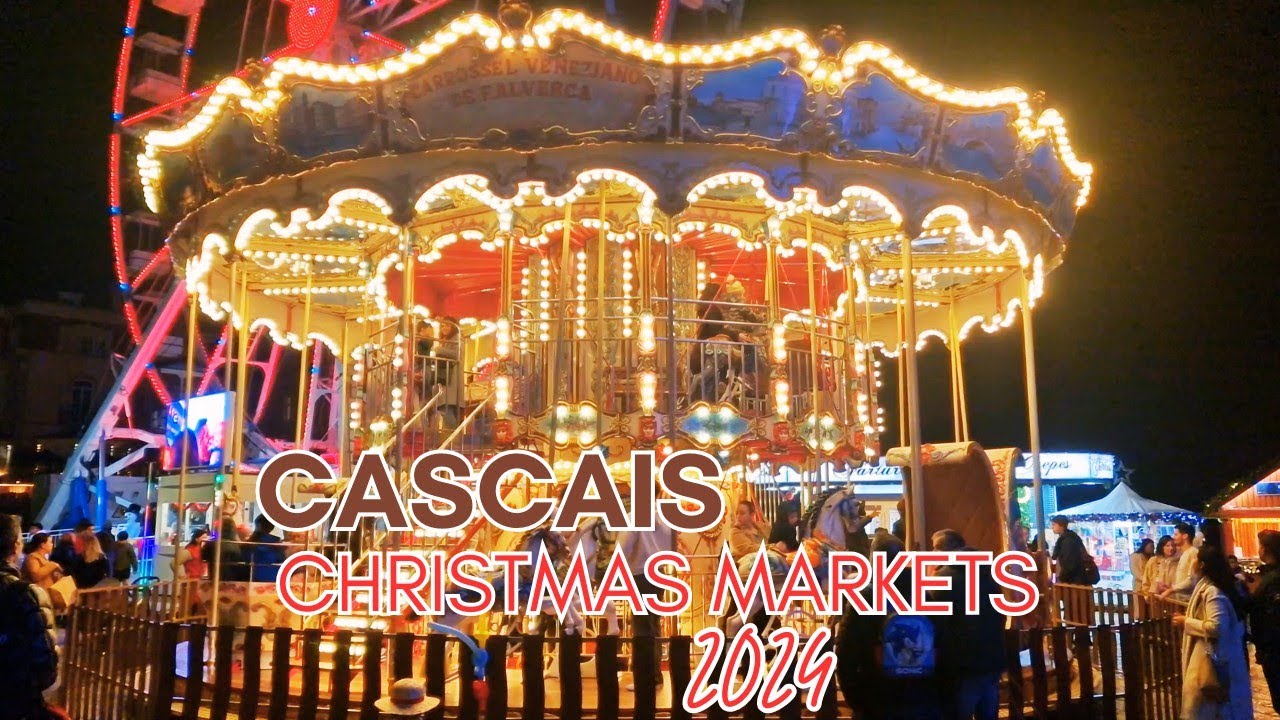Christmas Magic in Cascais Portugal 🎅✨ | Santa Claus & Festive Markets