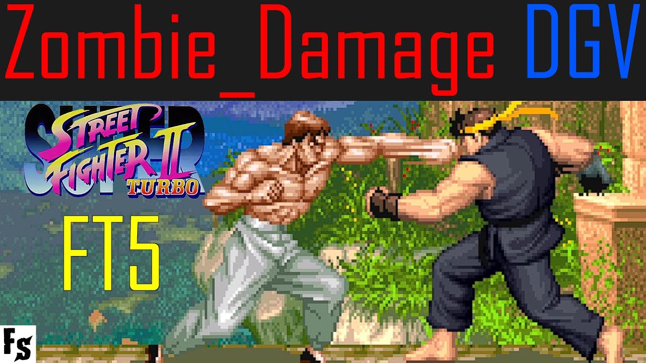 Super Street Fighter 2 Turbo - Zombie_Damage [Fei Long] vs DGV [Ryu] (Fightcade FT5)