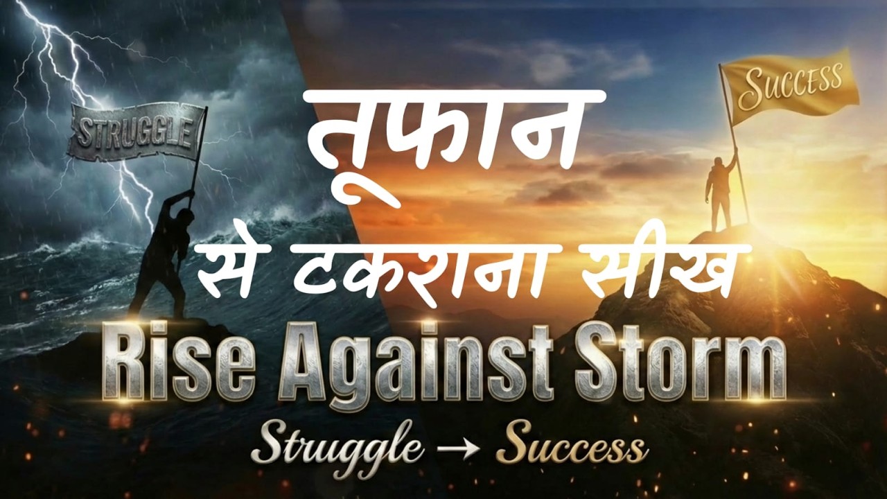 तूफान से टकराना सीख 🔥|  Powerful Motivational Song | Never Give Up