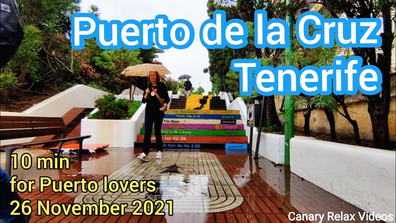 Tenerife 2021 Walking Tour Puerto de la Cruz Teneriffa Agatha Christie House La Paz