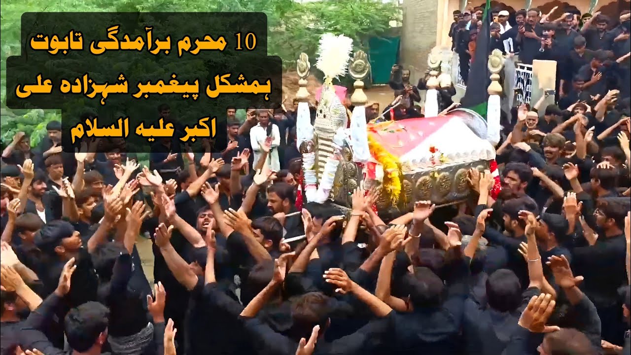 10 محرم الحرام برآمدگئ تابوت شہزادہ علی اکبر علیہ السلام جمالی بلوچاں 2025