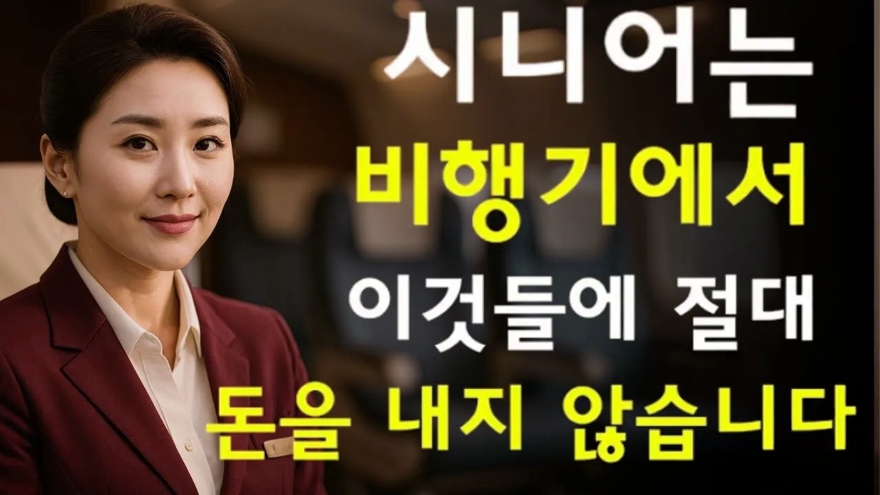 베테랑 승무원 충격 폭로! 비행기 안에서 「공짜로 받을 수 있는 4가지」 모르면 항공권 값만 날린다