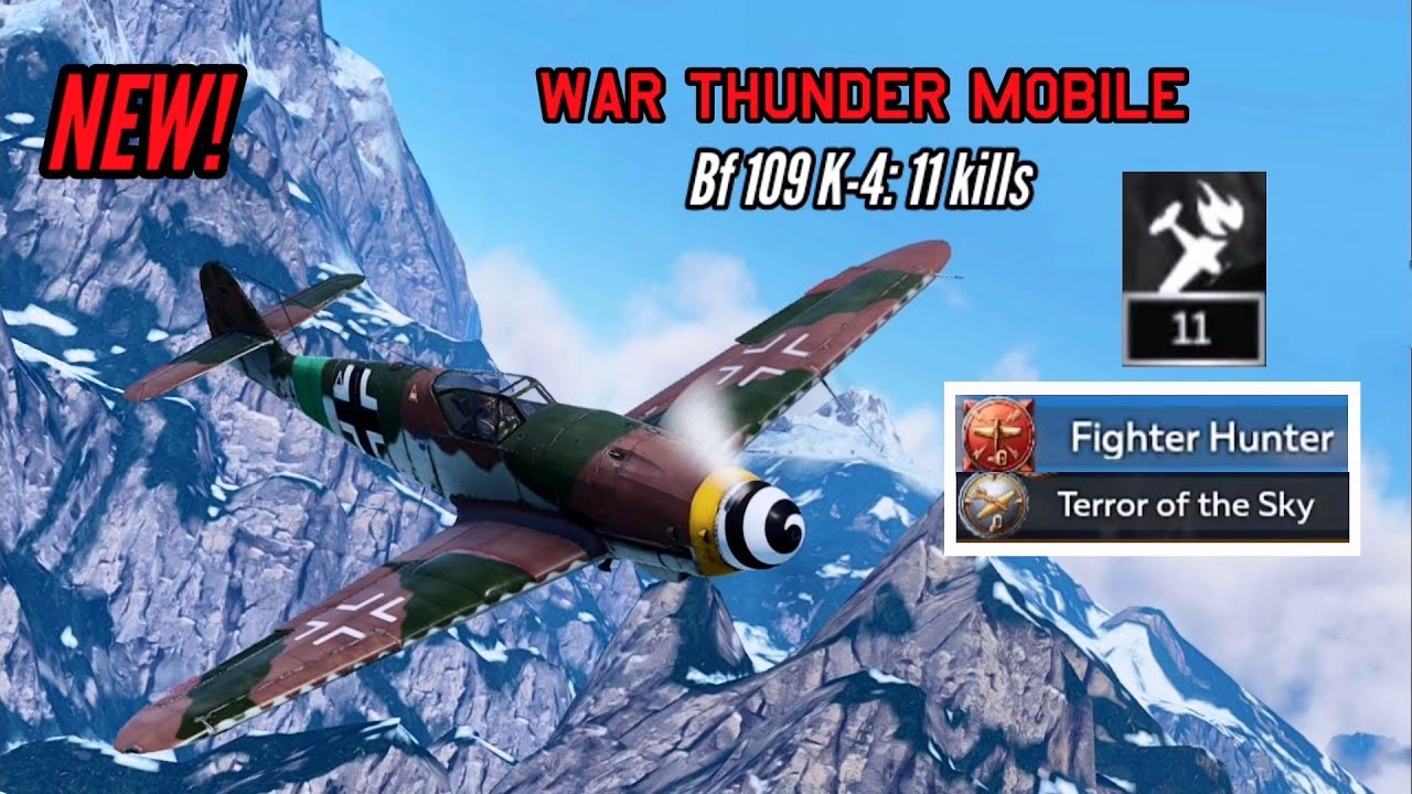 NEW! Bf 109 K-4: The best Messerschmitt, but sits in a very competitive tier - War Thunder Mobile