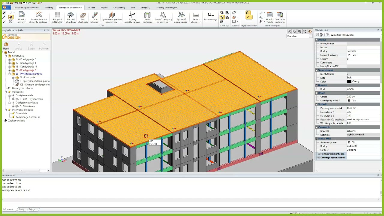 🟧🟧 WEBINAR | Metody szybkiego i efektywnego siatkowania MES w programie Advance Design