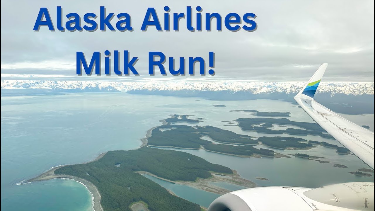 Alaska Airlines Milk Run - Juneau to Anchorage via Yakutat and Cordova