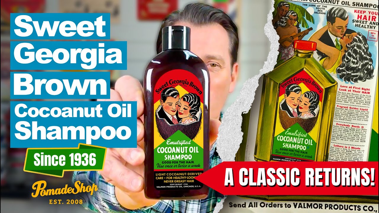Sweet Georgia Brown Shampoo 💈 Ein 1936er Original kehrt zurück – volle Historie | PomadeShop