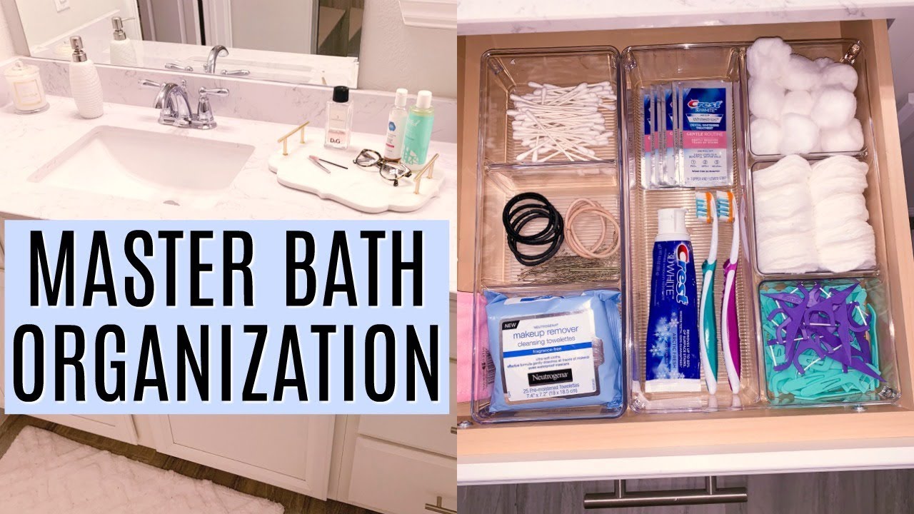 MASTER BATHROOM ORGANIZATION IDEAS  | Organize with me  | Tara Henderson