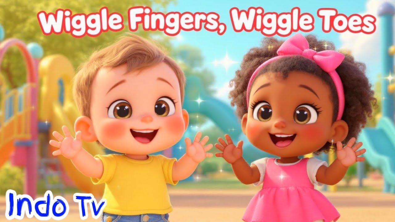 Wiggle Fingers, Wiggle Toes Dance Song | Nursery Rhymes & Kids Songs | Indo Tv