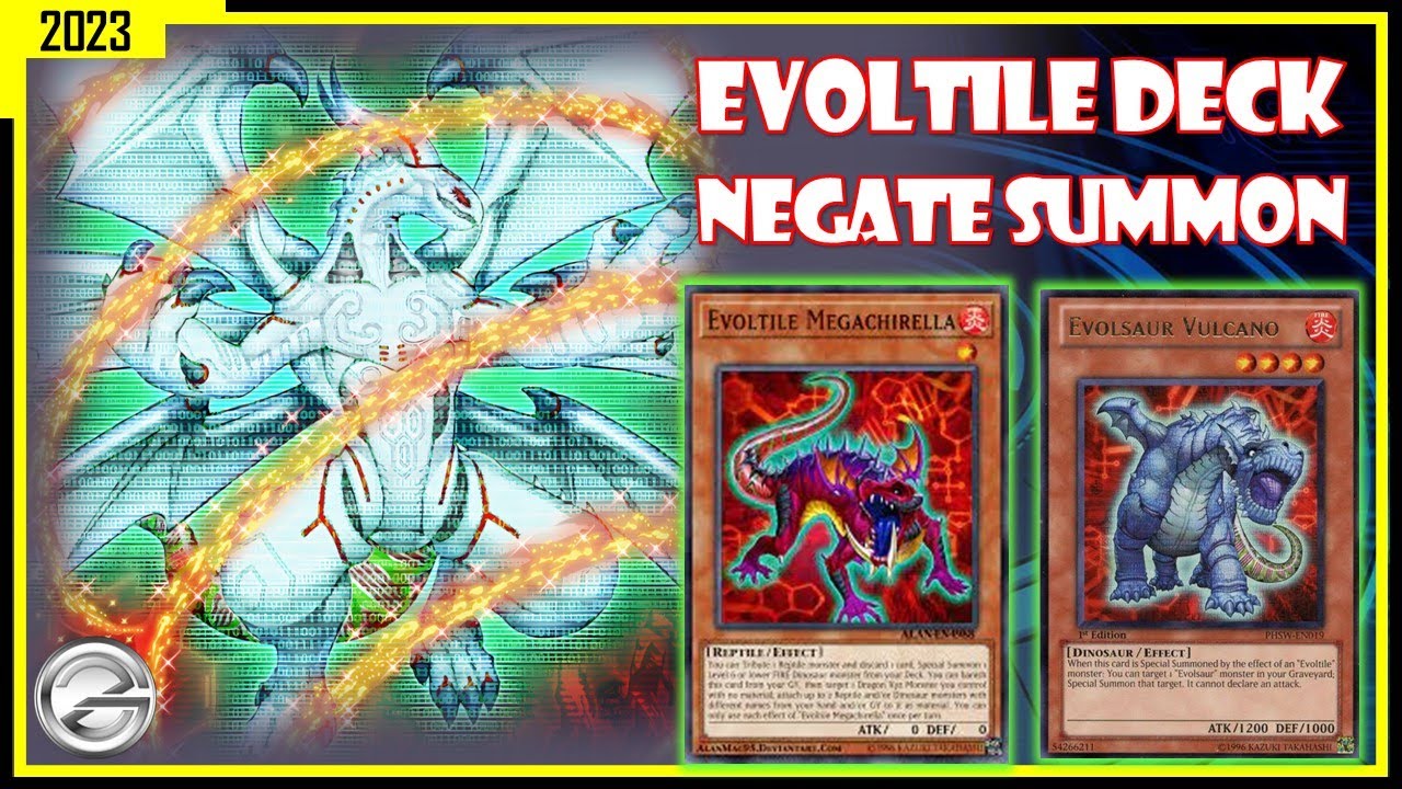 Yugioh Duel Links | Evoltile Deck Negate Summon Gameplay August 2023 | 遊戯王デュエルリンクス