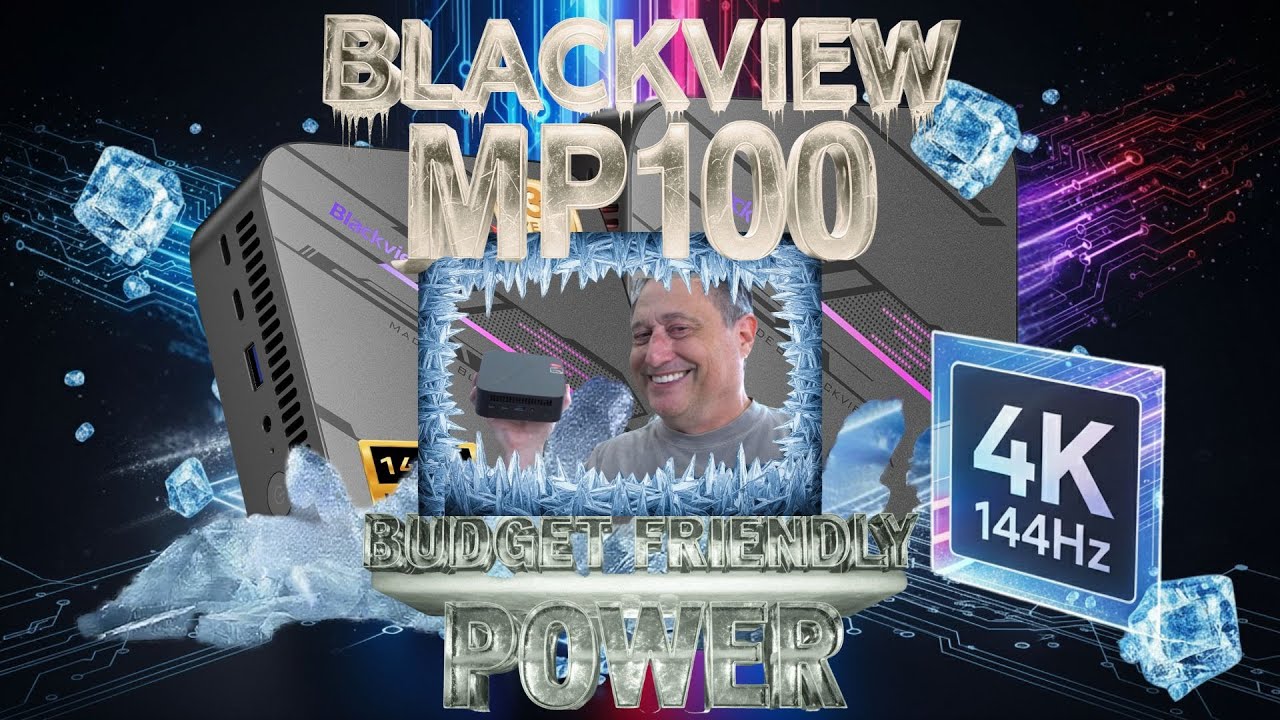 Blackview MP100 Review: Hidden Power & Visible Elegance with 4K 144Hz Gaming & Quiet Cooling