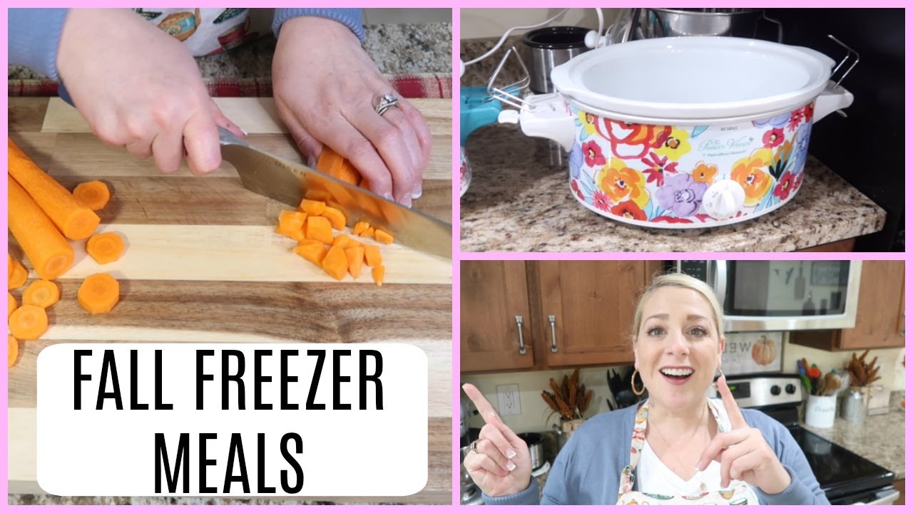 FALL FREEZER MEALS / GROCERY HAUL / MEAL PREP