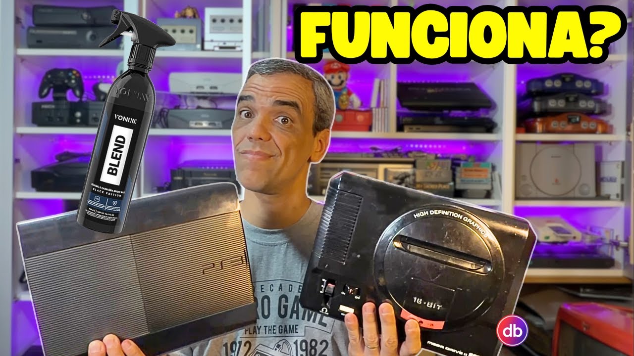 Limpei Consoles com Produto Automotivo — Funcionou?