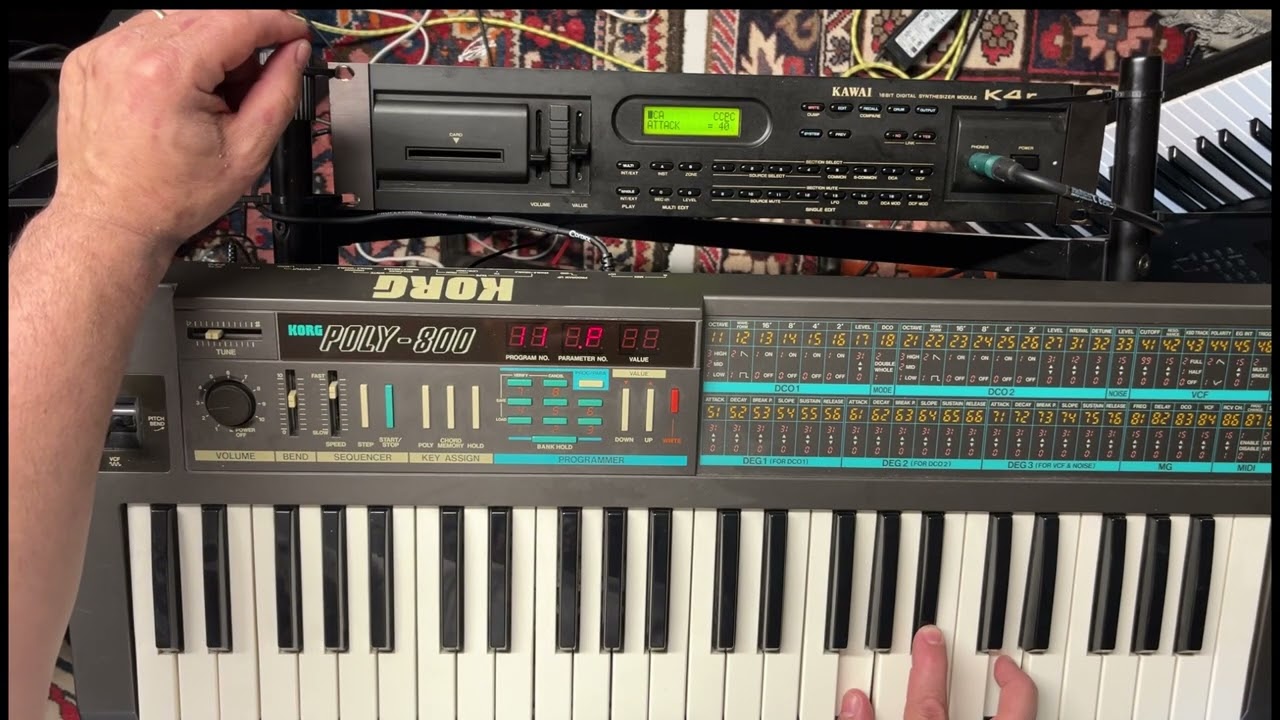 KAWAI K4r 1989 PCM Synthesizer that delivers. Unboxing setup and first thoughts