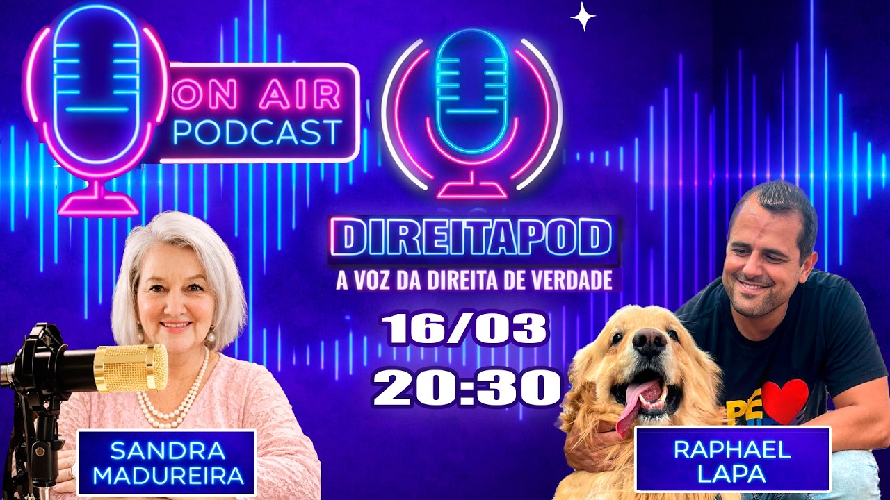 Proteção à Vida Animal em Debate! 🐾 Sandra Madureira e Raphael Lapa no DireitaPod | AO VIVO