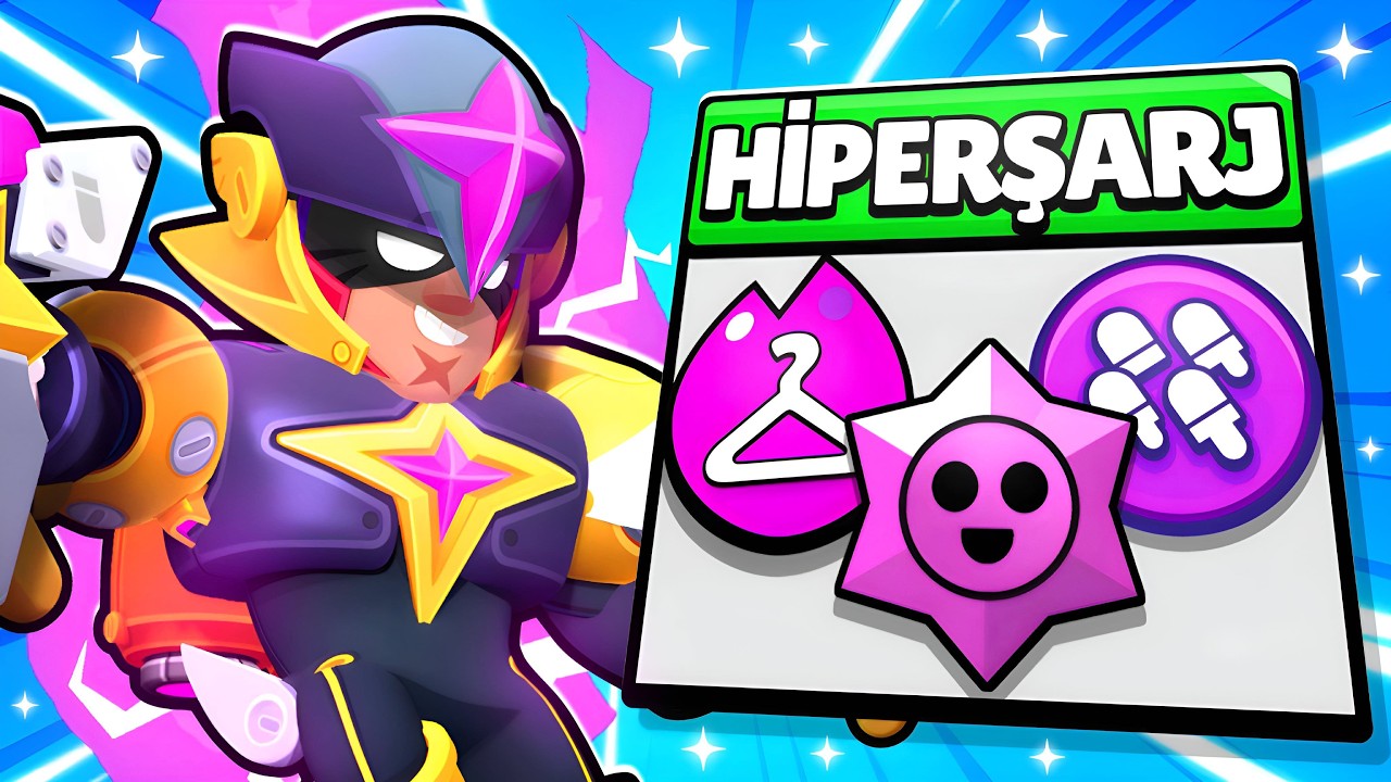 24 SAAT BOYUNCA HER ŞEY HİPERŞARJ! CEZALI 😭 | Brawl Stars