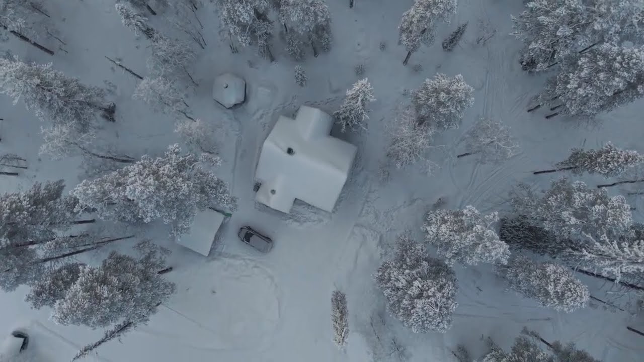 Finland 4K – Drone Flight Through the Arctic Wilderness, Relaxing