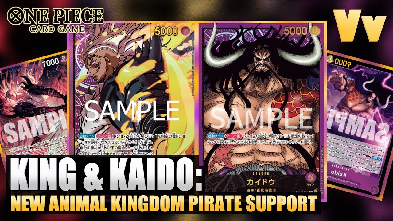 One Piece TCG: Играем с новой фиолетовой пиратской поддержкой из Animal Kingdom от EB-04 (Король ...
