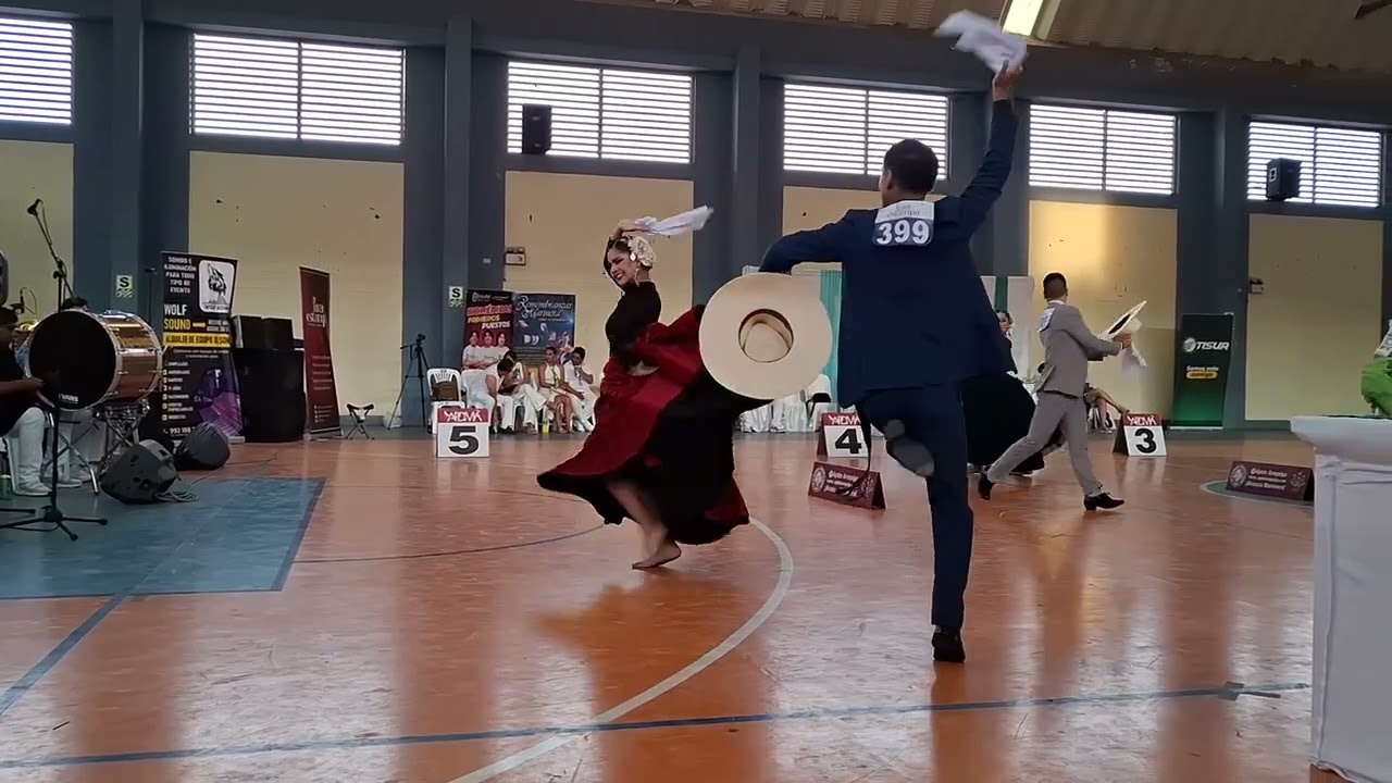 Sebastian y Daniela semifinal Junior nacional , conc. Marinera Ciudad de Mollendo 2026.