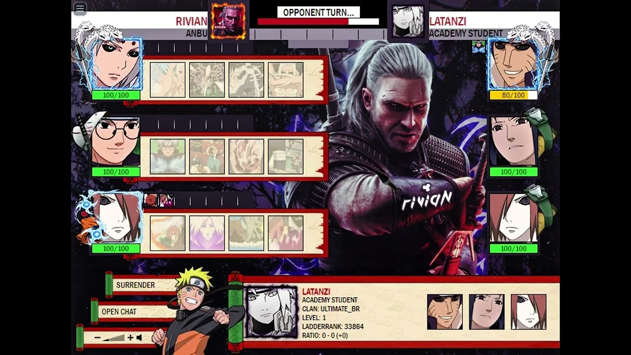NARUTO ARENA - TOP STREAK +36
