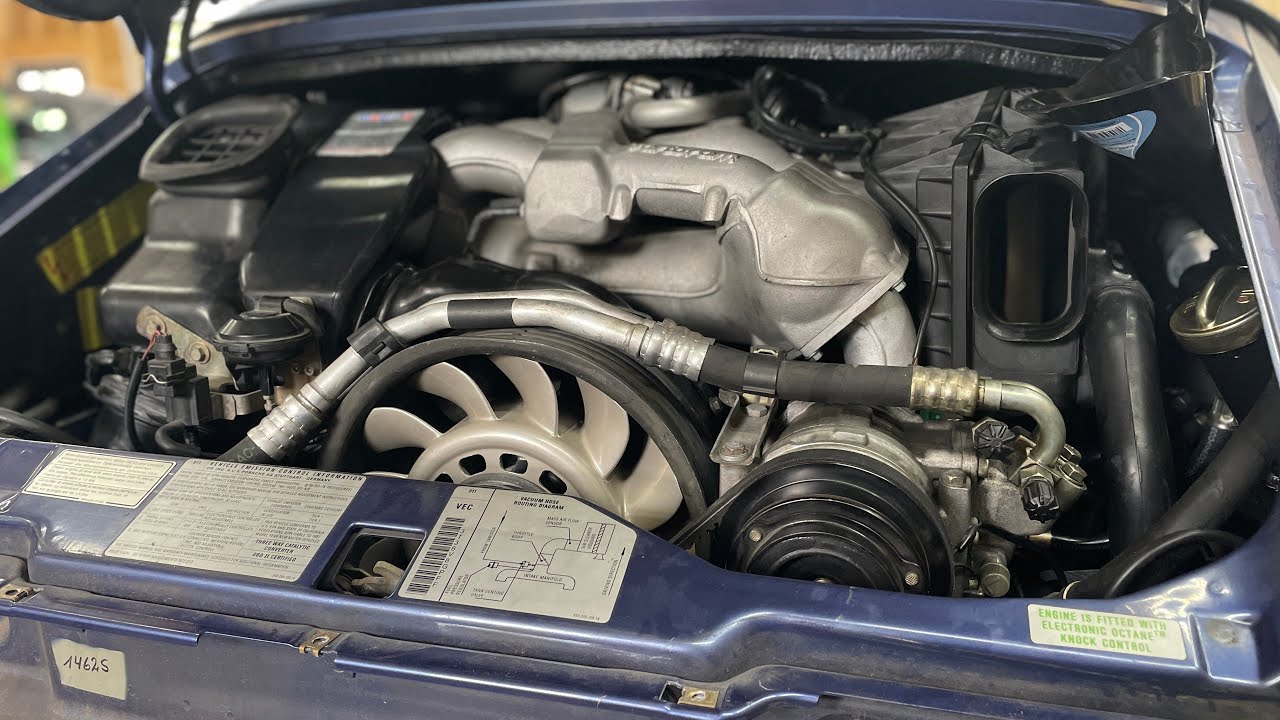 Porsche 993 - Installing & reconnecting the motor