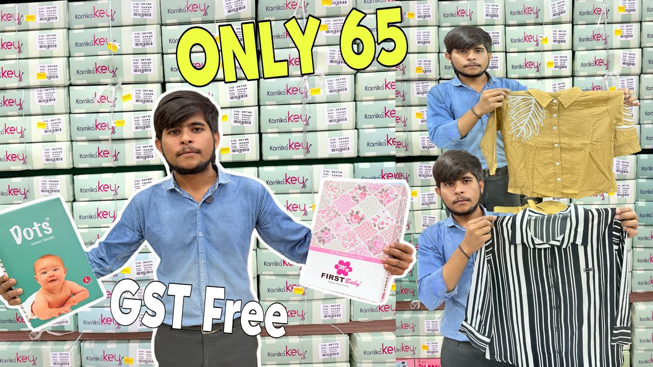 Biggest Kids Wear Wholesaler in Kolkata /Kids Frock,Jeans, Top,Kurti/Barabazar