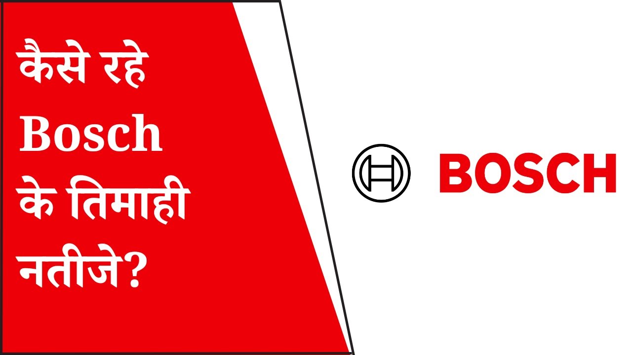 Bosch Q1 Results 2026 | Bosch Results Today | Bosch Share Latest News | Bosch Share News Today