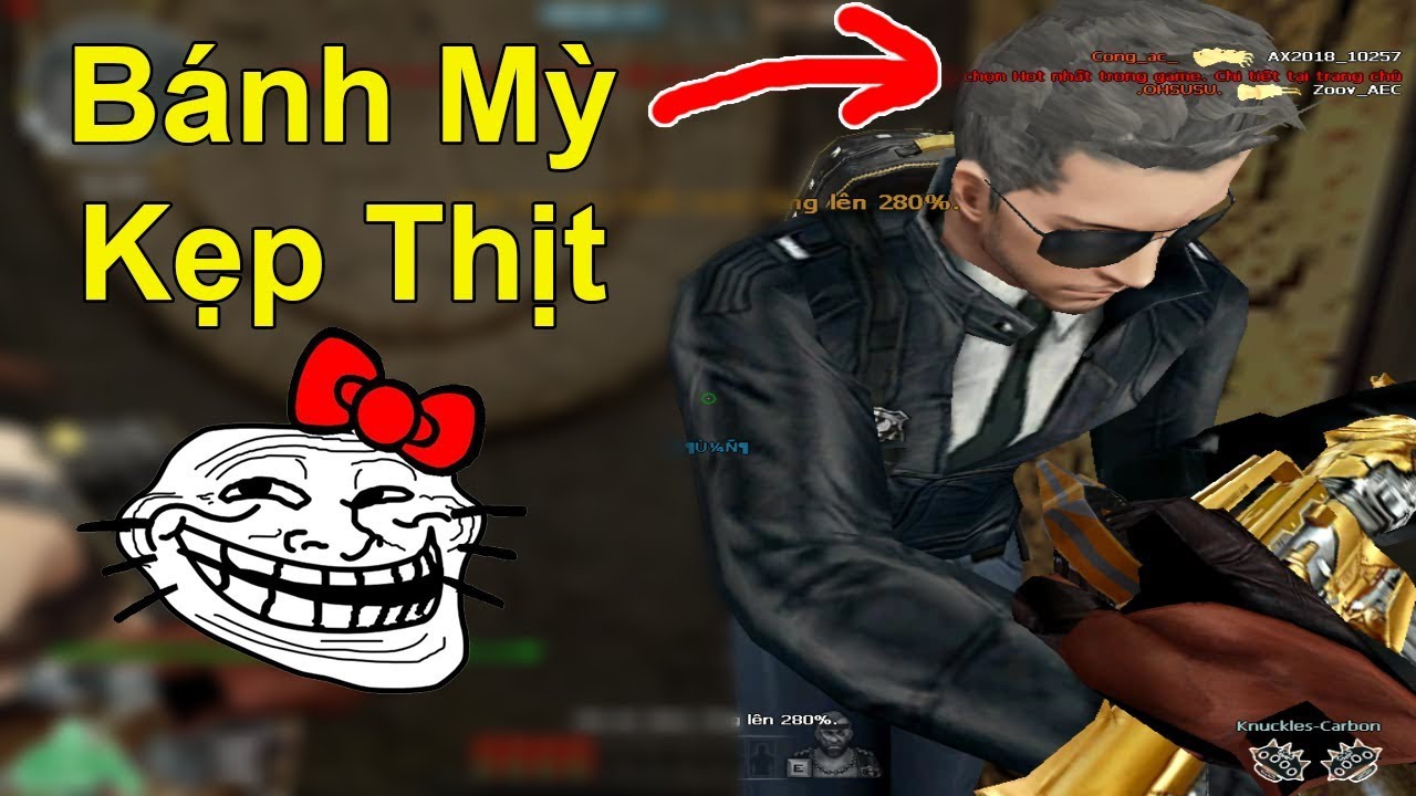Troll Bánh Mỳ Kẹp Thịt Gây Ức Chế Trêu Tức Game Thủ | TQ97