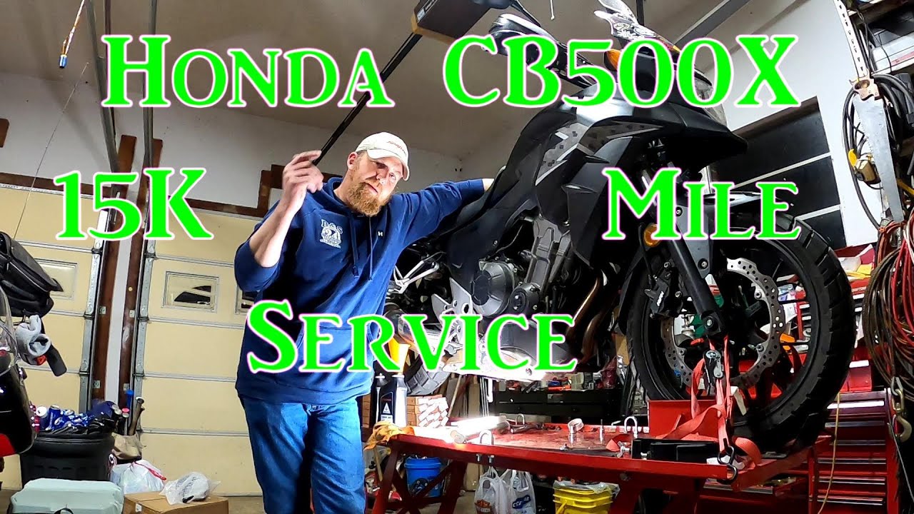 Honda CB500X 15k Mile Service