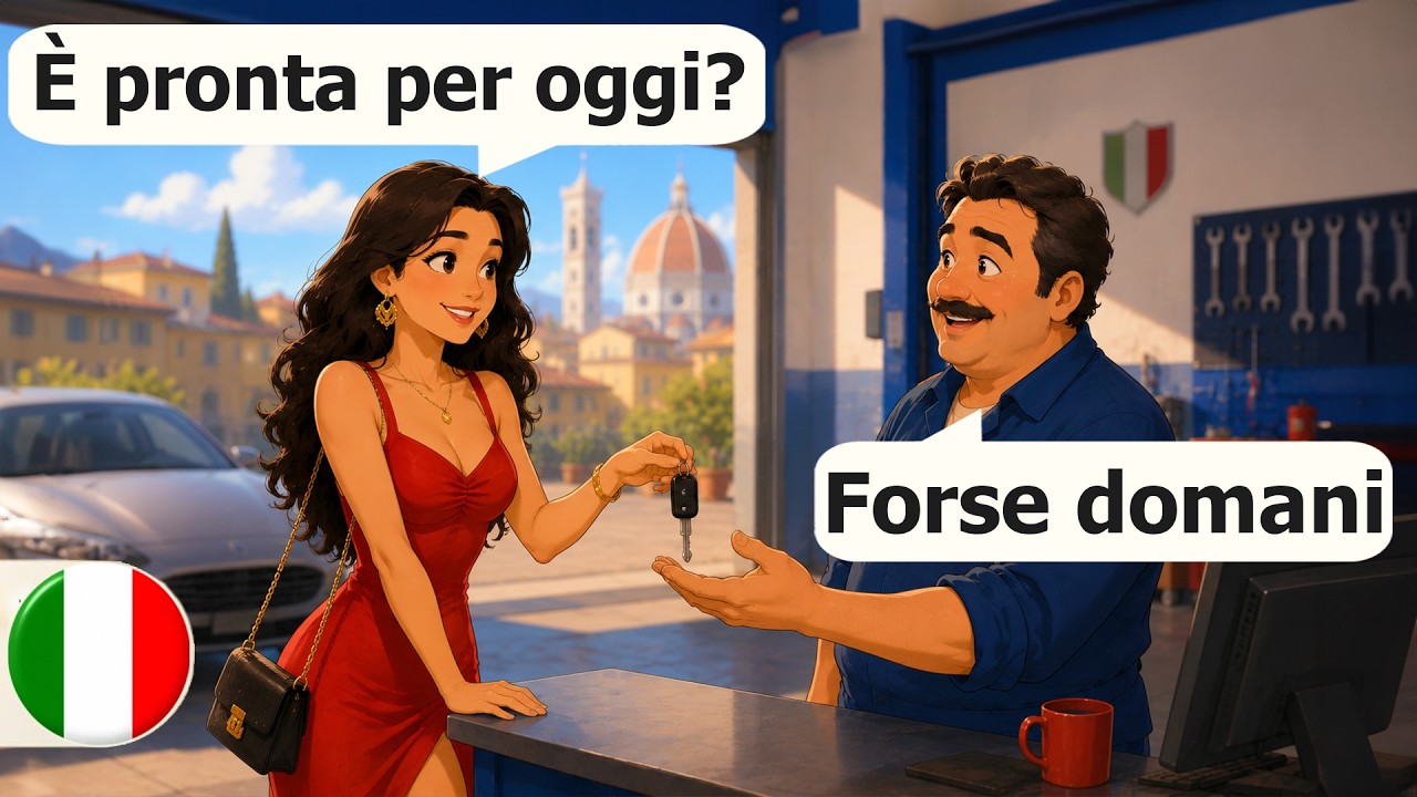12 Useful Italian Conversations for Beginners (A1-A2) | Easy Italian Conversation Practice