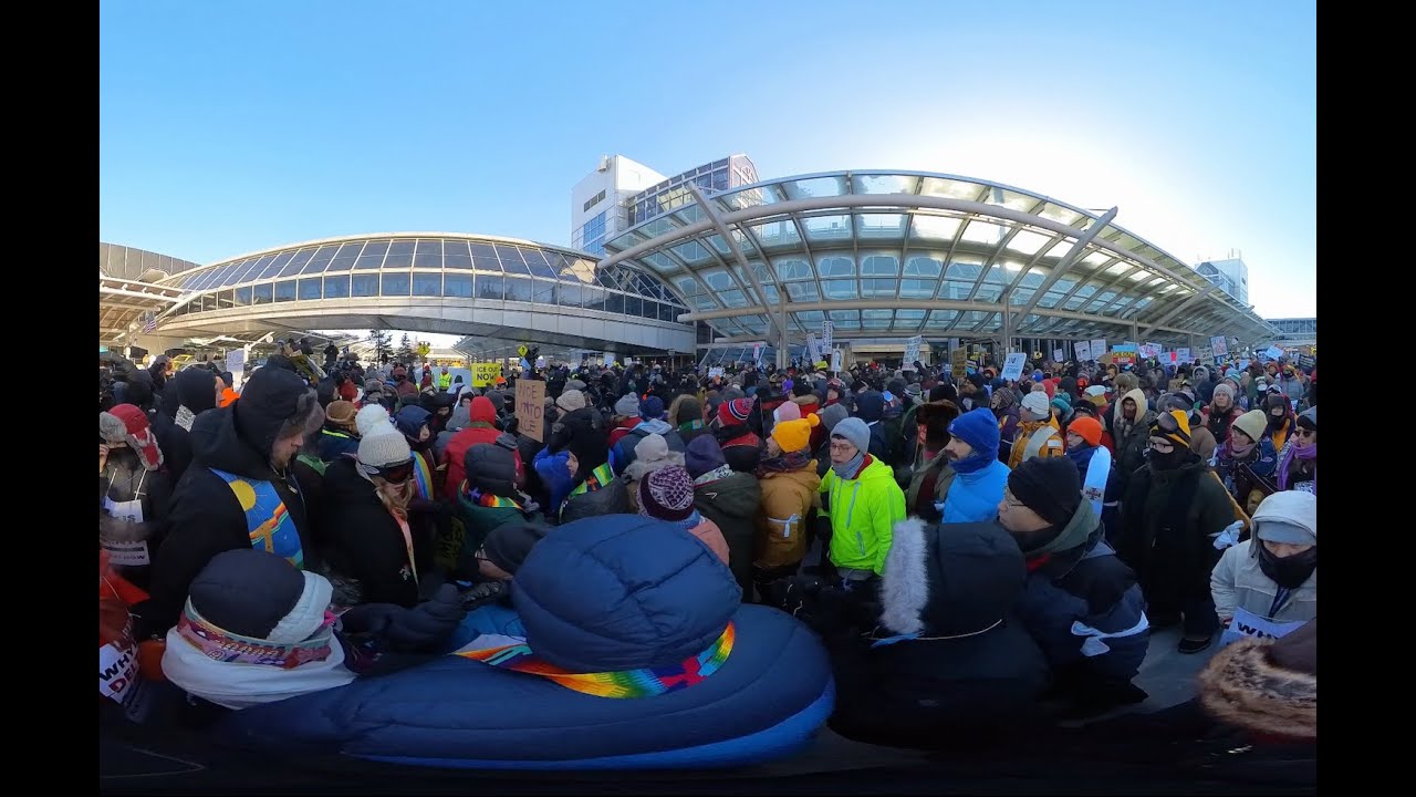 Minneapolis Airport Anti ICE Protest