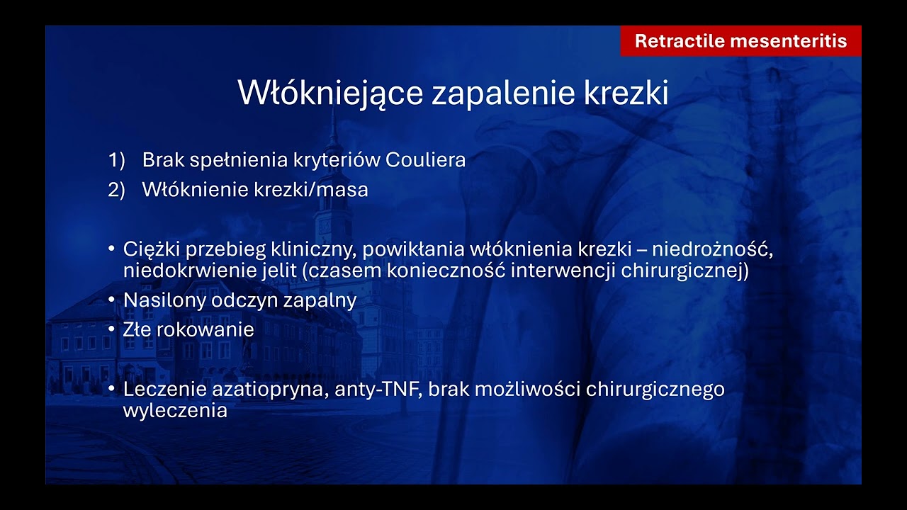 M. Frączek - Stwardniające zapalenie krezki &ndash; trudności diagnostyczne.