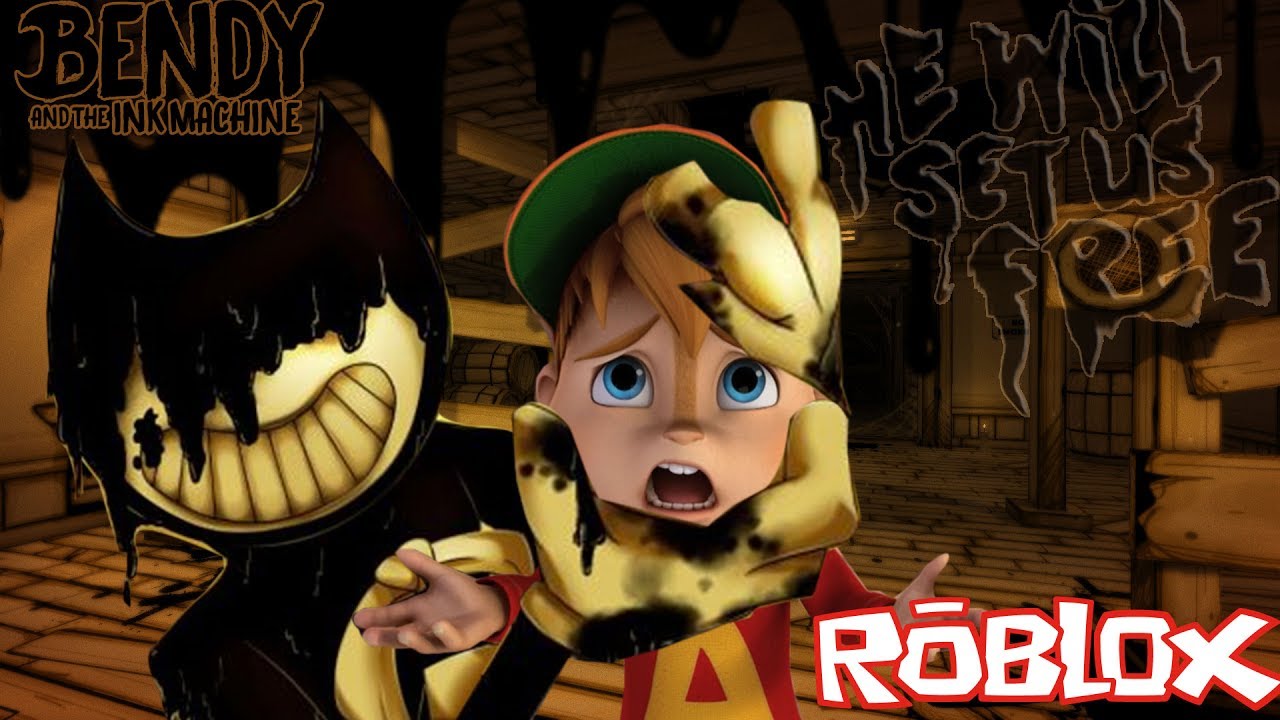 THE INK DEMON LOVE THE TASTE OF CHIPMUNKS | ROBLOX HORROR ELEVATOR  [Bendy and the Ink Machine]