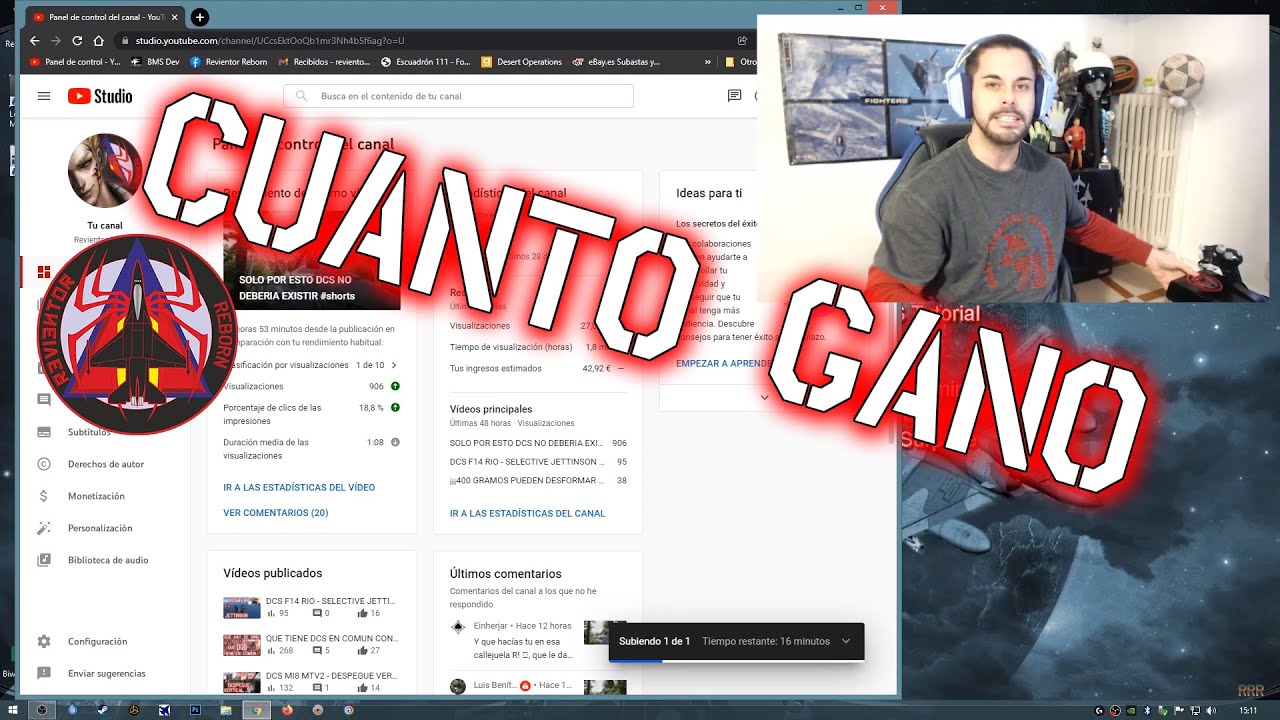 CUANTO GANO EN YOUTUBE 2021