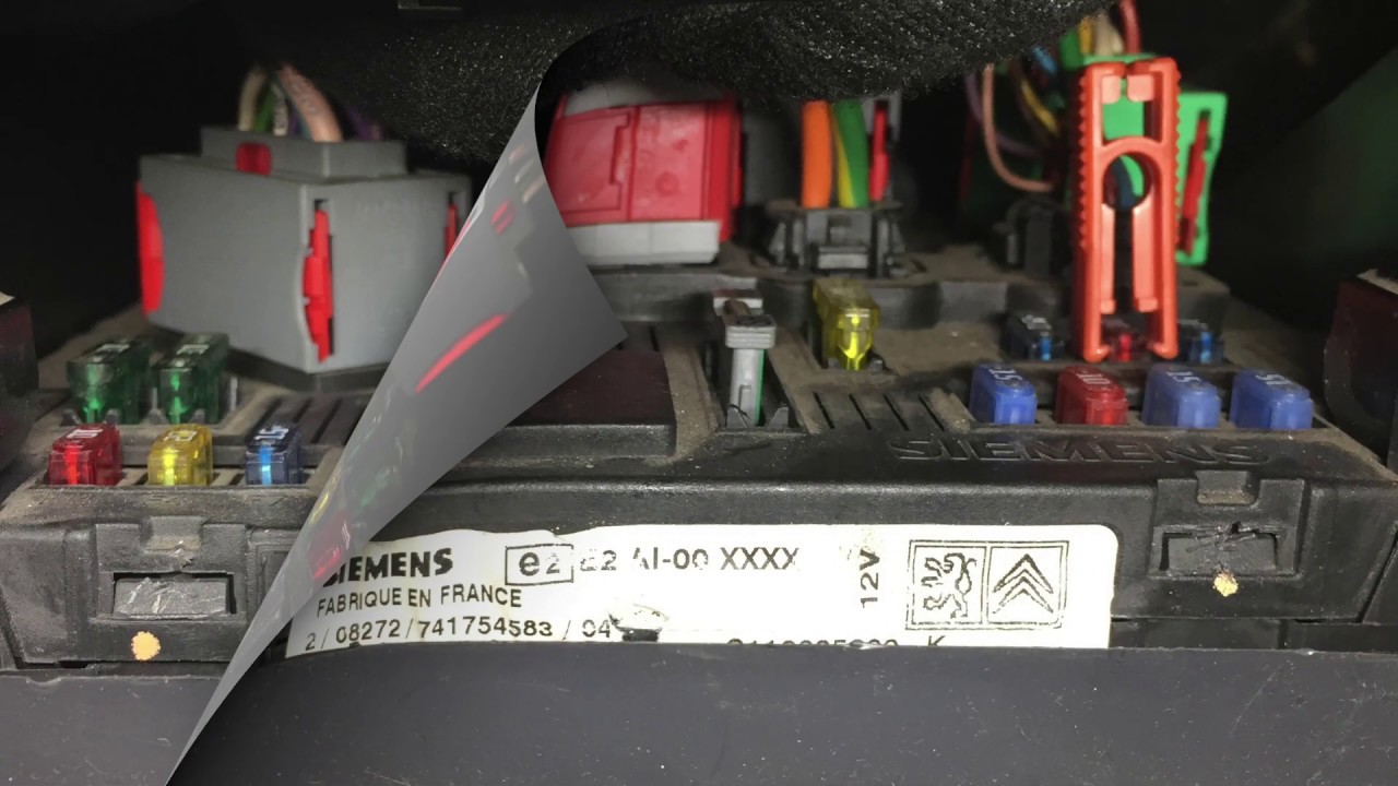 fusible citroen c2 1,4hdi