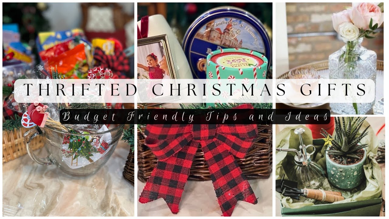 Thrifting for Christmas Gifts 2024 | Budget Friendly & Free Gift Ideas | Shop With Me & Gift Baskets