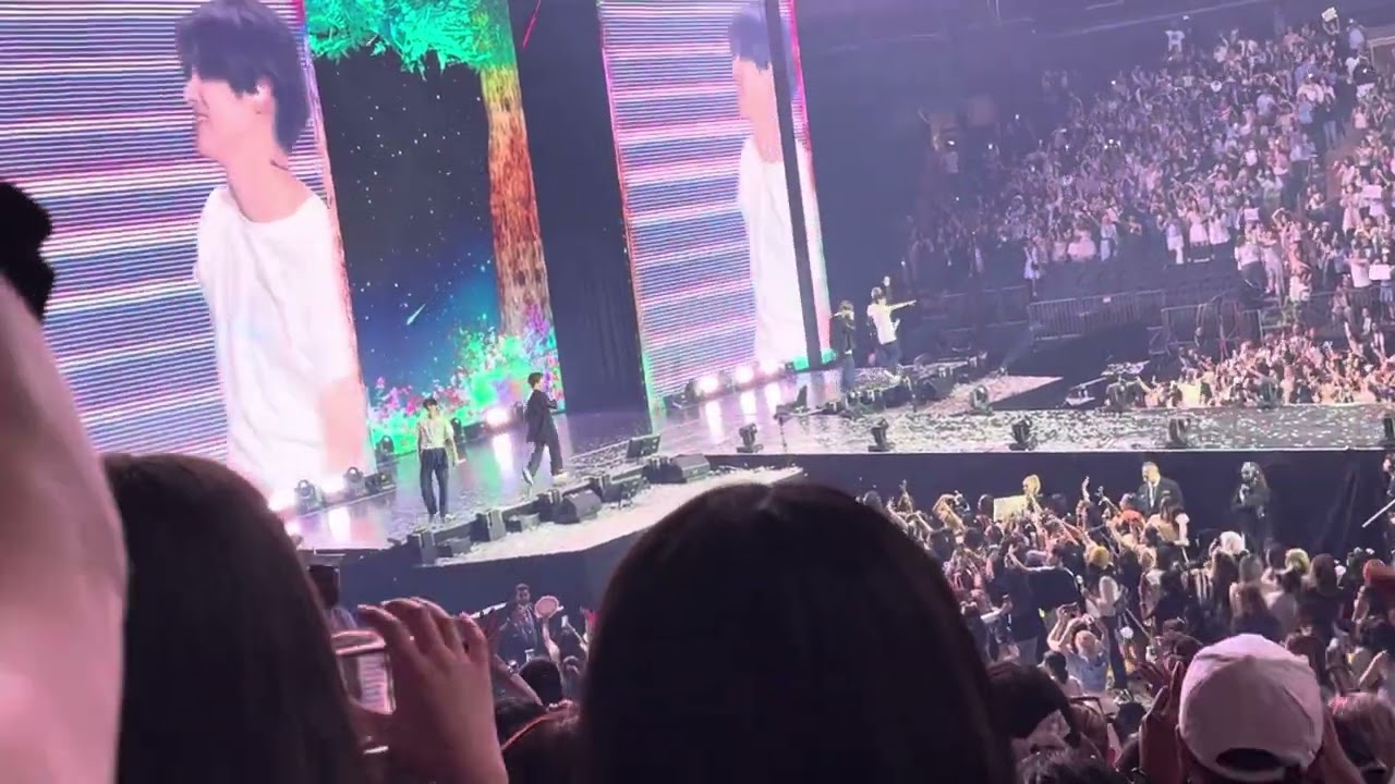Tomorrow X Together Saying Goodbye 😢. Act: Promise World Tour in New York on 06/02/24 #TXT.