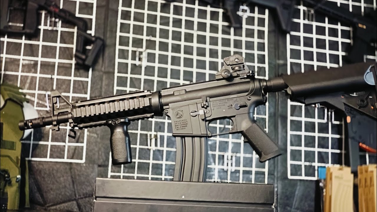 Special Edition -Soldout- M4 FJS Blowback Metal gelblaster konversi ke Airsoft