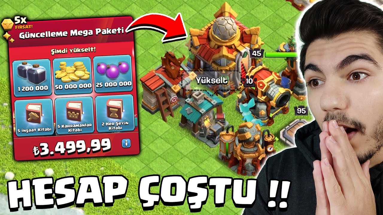 KÖY BİNASI 16 ÇOŞTU !! (EN PAHALI Paketleri Aldım !!) - Clash Of Clans