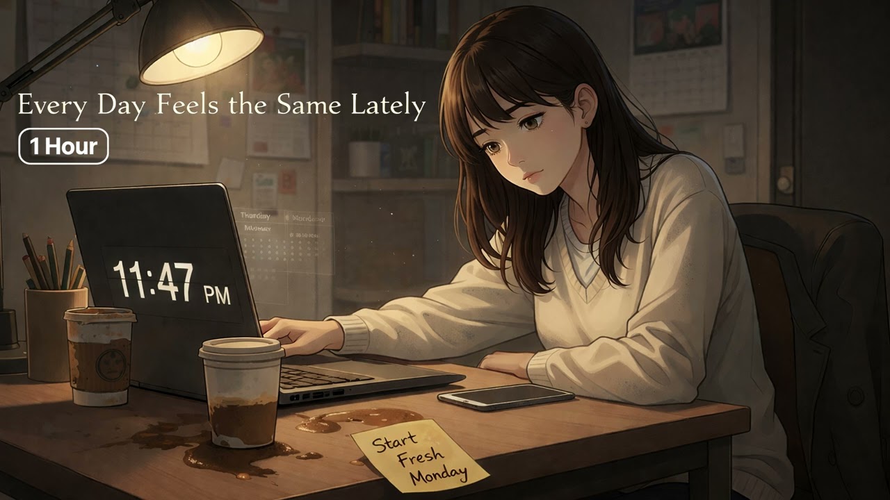 🔁 1 Hour — Every Day Feels the Same Lately【ZynthTone】
