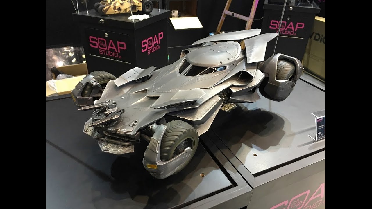 1/12 scale BvS Batmobile remote controlled by SOAP STUDIO, Toy Soul Dec 2015