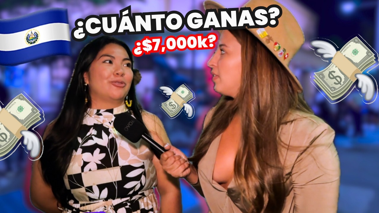 ¿CUÁNTO GANA LA GENTE  en EL SALVADOR? 🇸🇻