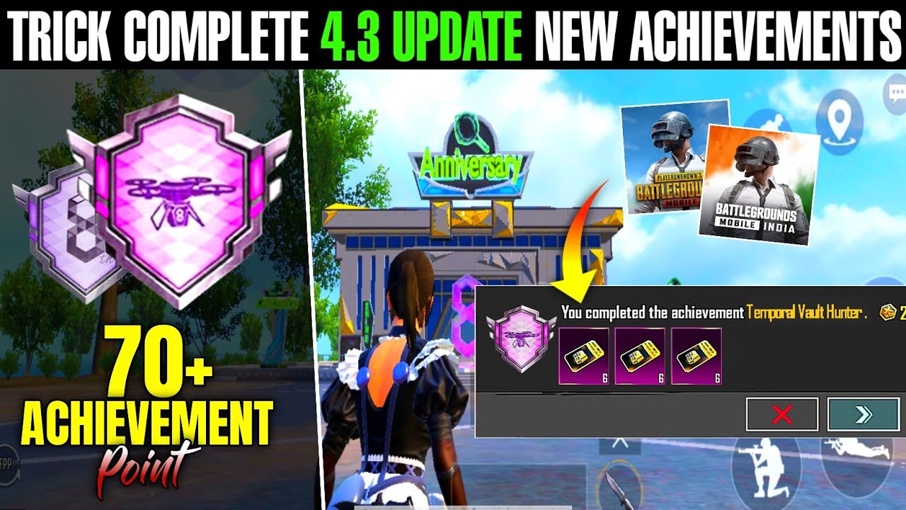 Trick Complete Temporal Vault Hunter And Evolution Road Achievements | 4.3 Update New Achievements