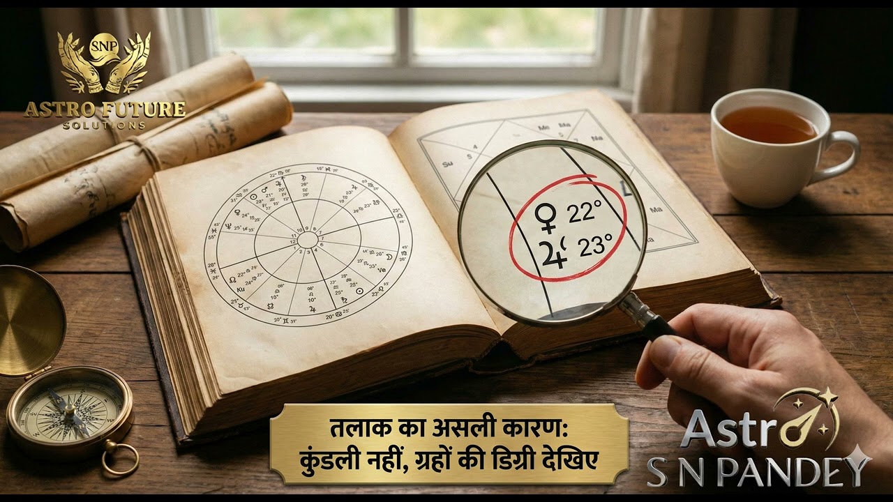 तलाक का असली कारण कुंडली नहीं ग्रहों की डिग्री देखिए