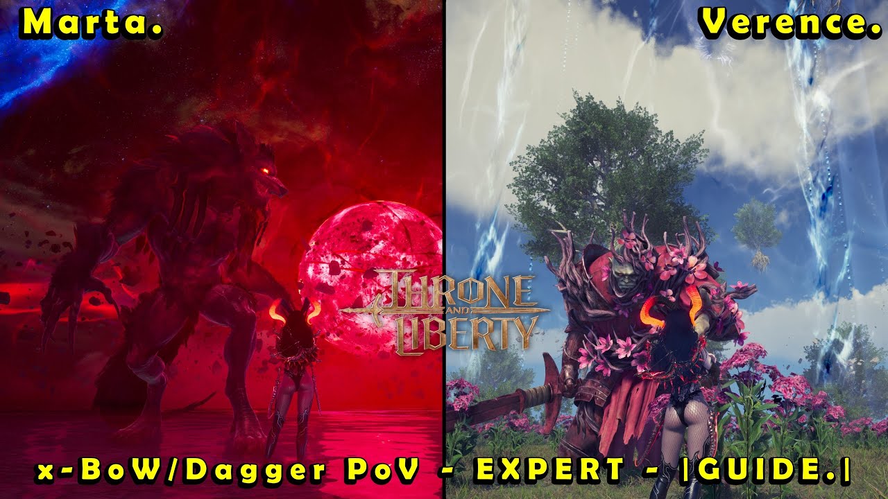 Throne and Liberty Solo Dungeon Guide KR | Verence & Marta  - Tier 5.  x-Bow/Dagger PoV | Scorpion