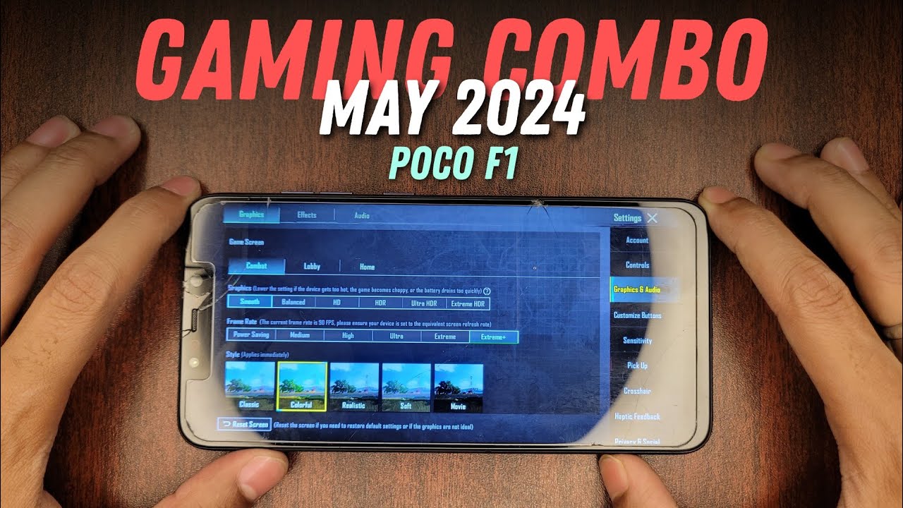 Best Gaming ROM+Gaming Kernel Combo for Poco F1 - May 2024🔥